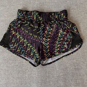 Reebok 3-inch inseam lined multicolor shorts size XS